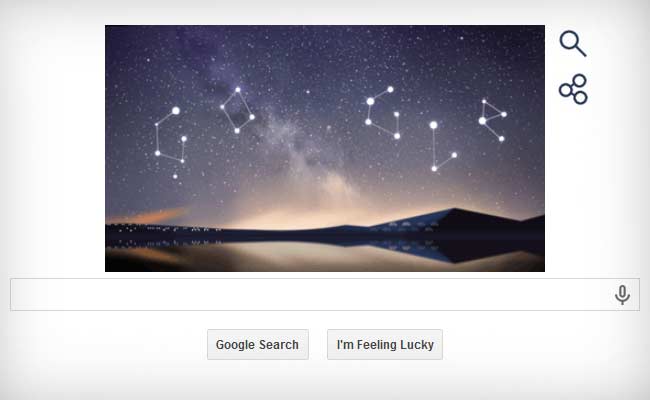 Google Doodle Celebrates Perseid Meteor Shower