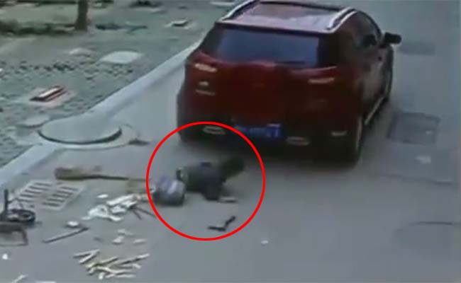 Caught on Camera: 6-Year-Old Gets Run Over By SUV and Survives