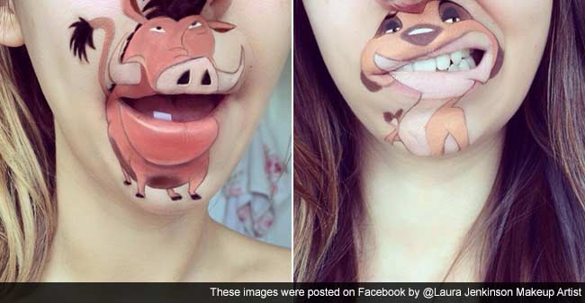 Lipstick is Boring: This Artist's Cartoon Themed Lip Art is Just Fantastic 