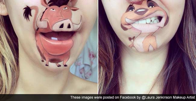 Lipstick is Boring: This Artist's Cartoon Themed Lip Art is Just Fantastic