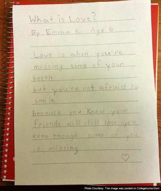 What Is Love? This 6-Year-Old Has The Cutest Explanation