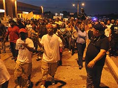 Peaceful Evening March in Violence-Shaken Ferguson