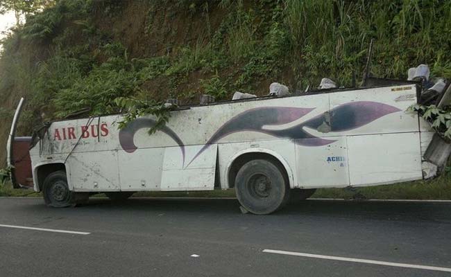 Four Dead, 32 Injured After Bus Falls Into Gorge in Garo Hills, Meghalaya