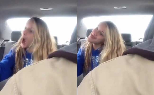 Selfie-Obsessed Daughter Makes Hilarious Faces, Doesn't Know She's Being Filmed