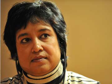 Controversial Author Taslima Nasreen Meets Home Minister Rajnath Singh