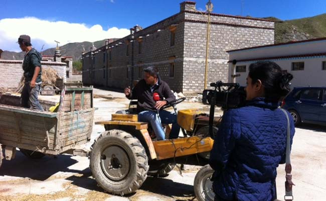 NDTV in Tibet: Coursing Through a Model Village
