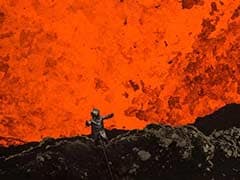 Fire Down Below: Incredible Selfie Inside an Active Volcano