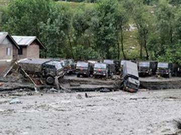 Kashmir Floods: Search For Missing Soldiers Continues