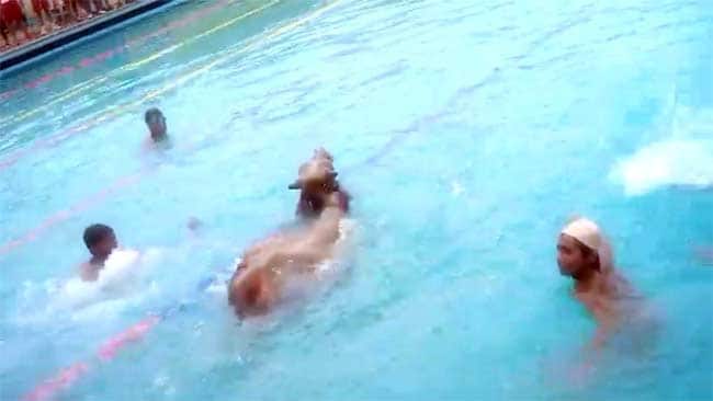 Errr There's a Bull in This Swimming Pool in Madhya Pradesh