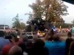 Monster Truck Crashes into Crowd in Netherlands