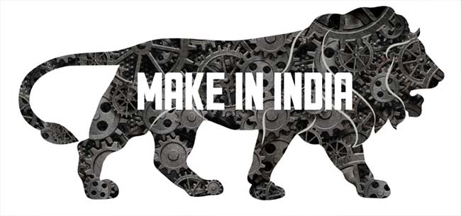 Make-In-India&#39;s&#39; Symbol is a Lion Made of Cogs