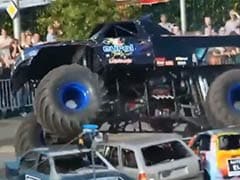 Chilling Video of Monster Truck Crashing into Audience