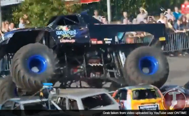 Chilling Video of Monster Truck Crashing into Audience 