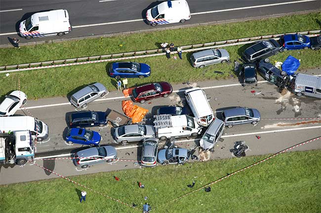 150-Car Pile-Up Kills Two in Netherlands