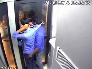 They Were Trying to Rob an ATM When Cops Came Knocking, Literally