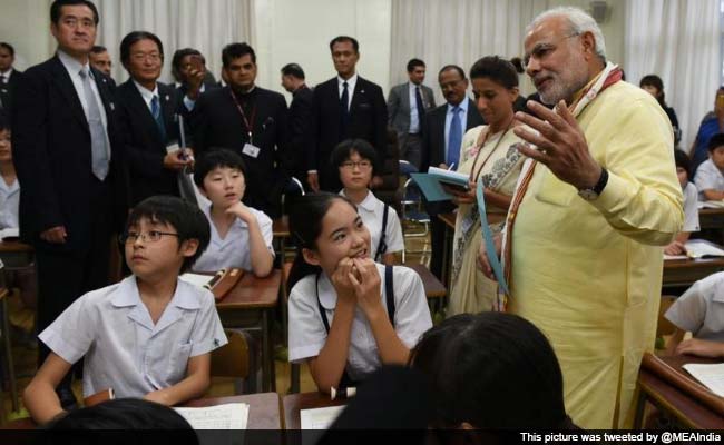 At a 136-Year-Old School in Tokyo, PM Narendra Modi the 'Oldest Student'