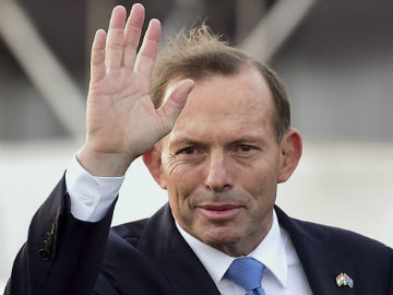 Australian PM Tony Abbott Arrives in New Delhi