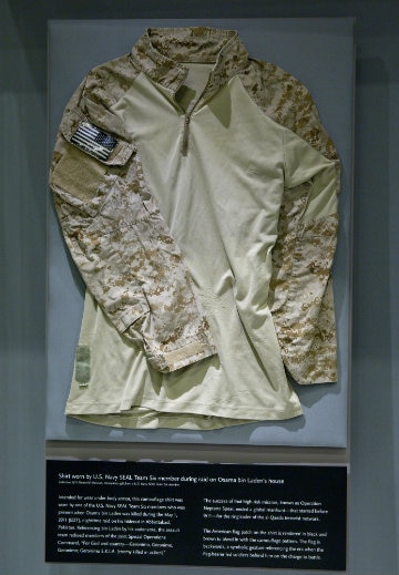 US 9/11 Museum Shows SEAL's Shirt From Osama Bin Laden Raid