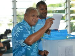 Voreqe Bainimarama Sworn in as Fiji's Prime Minister