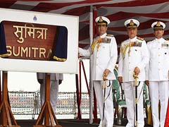 Navy's Largest Patrolling Vessel INS Sumitra Commissioned