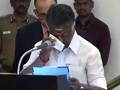 Tamil Nadu's New Chief Minister, Colleagues Break Down