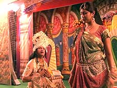 दिल्ली की रामलीला: असल जिंदगी में तीन सगे भाई कर रहे 'लक्ष्मण, भरत और शत्रुघ्न' का किरदार