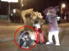 What Did We Just See?! Mickey Mouse, SpongeBob in Russian Road Rage Fight