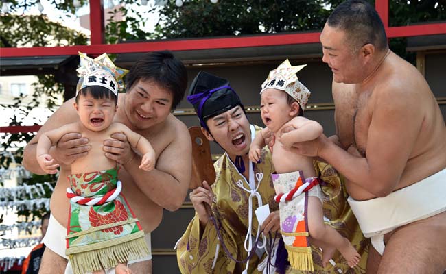 Having a Bawl: Japan's Sumo Wrestlers Grapple With Cry-Babies