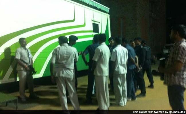 A Bus as War-Room, Office and Home for Chandrababu Naidu