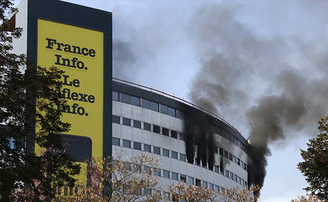 Fire Breaks Out at Iconic French Radio Building