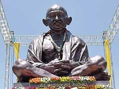 Meditating Gandhi Statue Unveiled in Bangalore