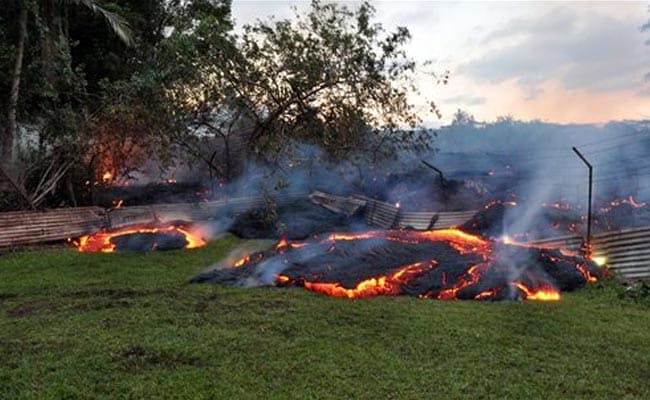 Hawaii Lava Crosses Residential Property, Threatens More Homes