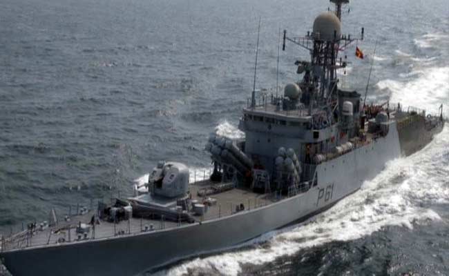 Naval Ship INS Kora Suffers Minor Damage After Merchant Vessel Scrapes it