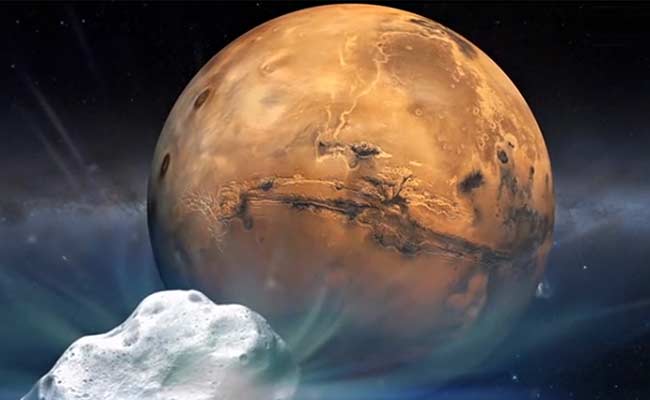 All Robotic Eyes on Comet for Mars Flyby