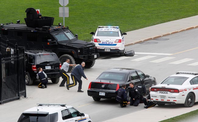 Shooting Locks Down Canadian Parliament; One Suspect Reported Dead