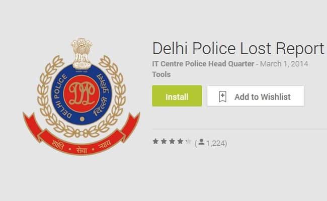 Delhi Police Registers 5.5 Lakh Reports Via Mobile App