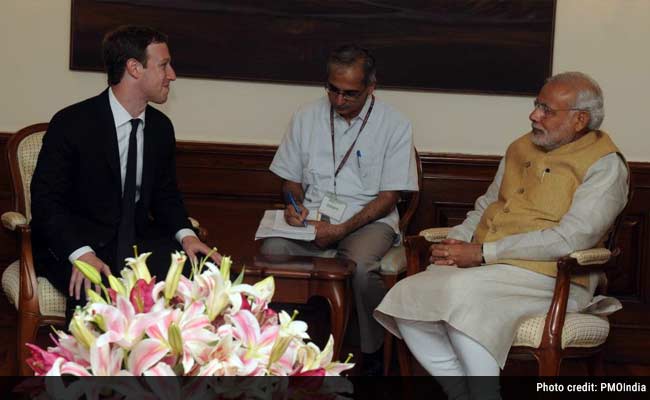 In a Suit, Meeting PM Modi: Mark Zuckerberg's Status Update