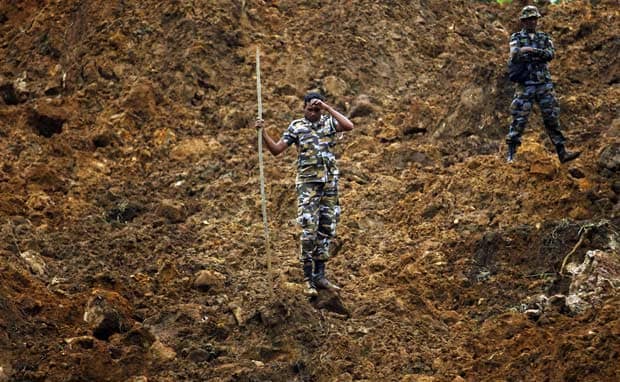 Rains Slow Sri Lankan Landslide Search; Nearly 150 Feared Dead