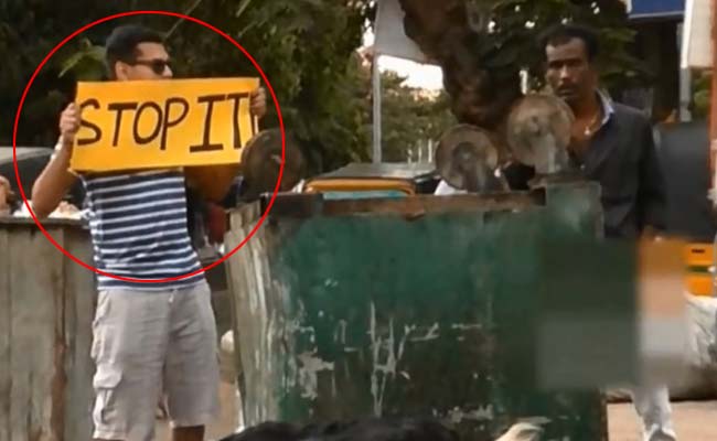 Would You Do This if You Saw Someone Littering the Street?