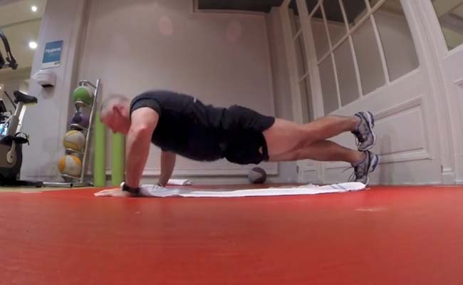 14,000 Push-Ups to Raise 25,000 Pounds for Indian Soldier's Family