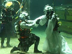 This Professional Diver Had an Underwater Wedding