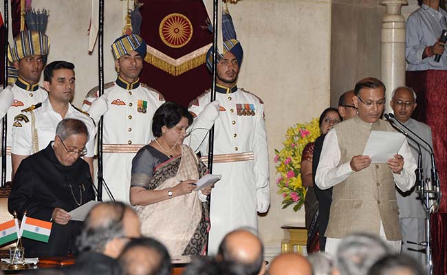 Jayant Sinha Takes Charge as Minister of State in Finance Ministry