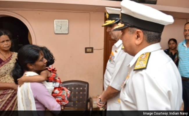 In Visakhapatnam, Navy Chief Reviews Search Operation for Missing Ship