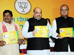 BJP Leaders Amit Shah, Arun Jaitley Release Manifesto for Jharkhand Polls