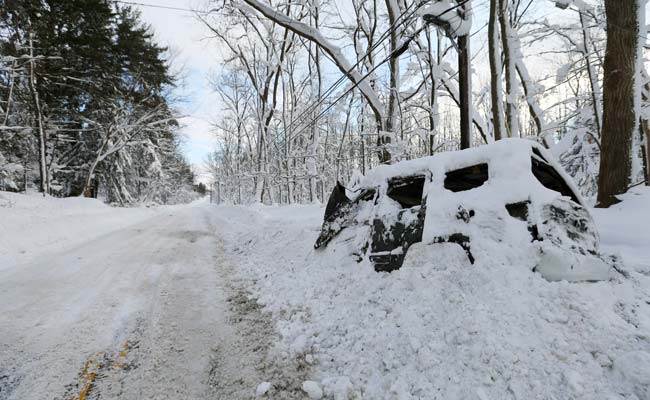 Flooding Fears Mount in Snowed-in Area of New York State 