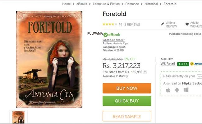 Flipkart Pulls Ad for 'Rs 32 Lakh' Book