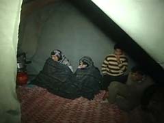 A Few Blankets and a Temporary Shelter is All These Flood-Hit Victims Have in Freezing Kashmir