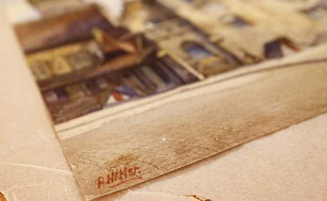 Painting by Adolf Hitler in Berlin for Sale, Expected to Fetch $60,000