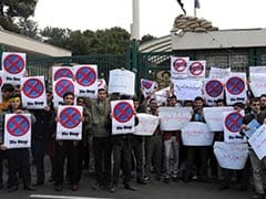 With Iran Nuclear Deal in Balance, Hardliners Protest Back Home
