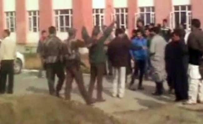 Supporters of National Conference and Peoples Democratic Party Clash in Kashmir's Kulgam